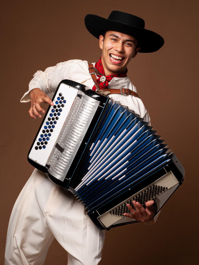 Fotografía de musico folklórico